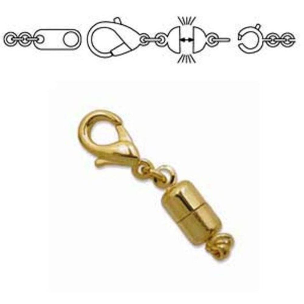 2 Gold-plated Magnetic Clasp Converters - Easy!